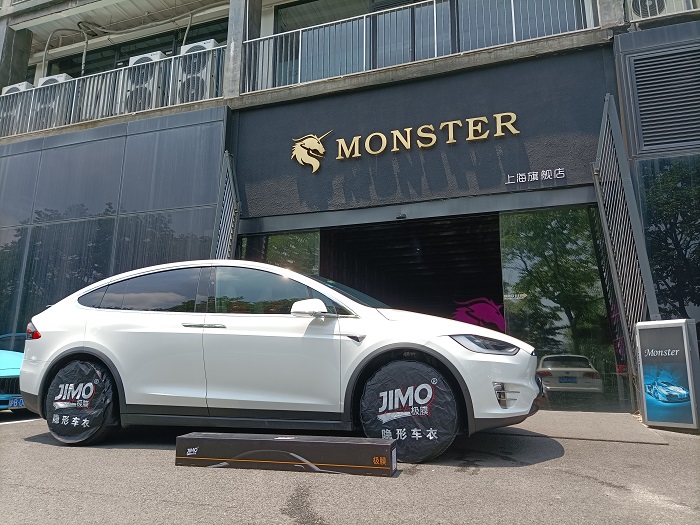特斯拉 model-X隱形車衣施工案例