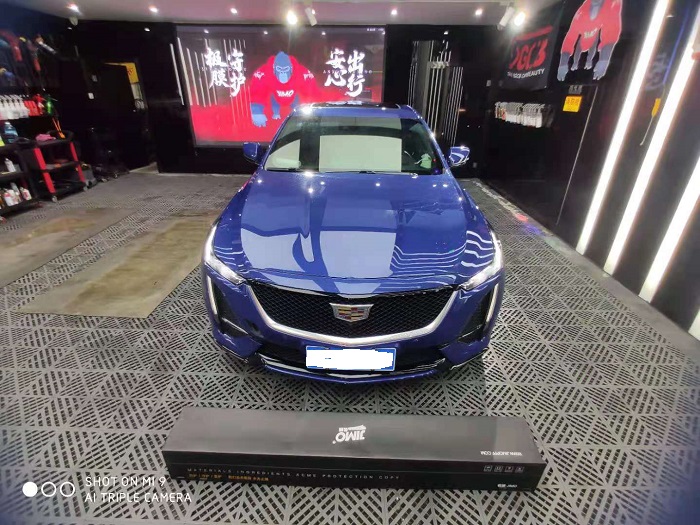 凱迪拉克隱形車衣施工案例
