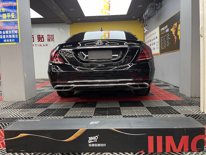 奔馳邁巴赫S450隱形車衣施工案例