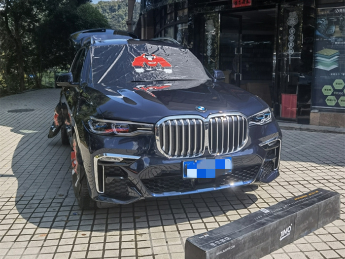 寶馬X7隱形車衣施工案例
