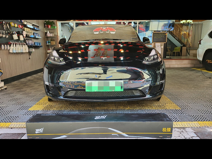 特斯拉modelY隱形車衣施工案例