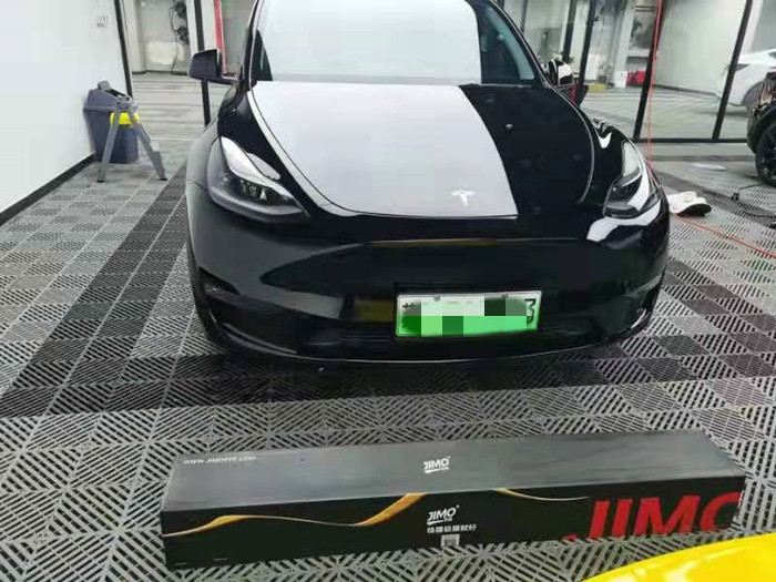 特斯拉modelY隱形車衣施工案例