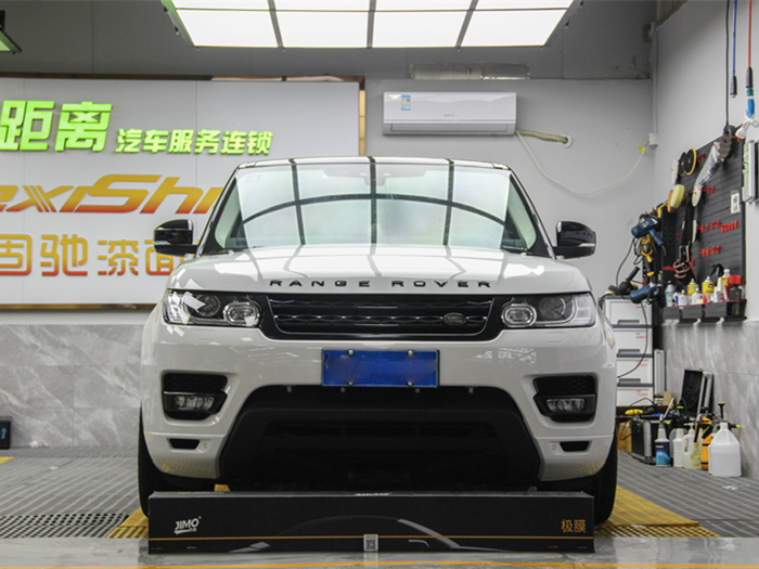 路虎-攬勝運動隱形車衣施工案例