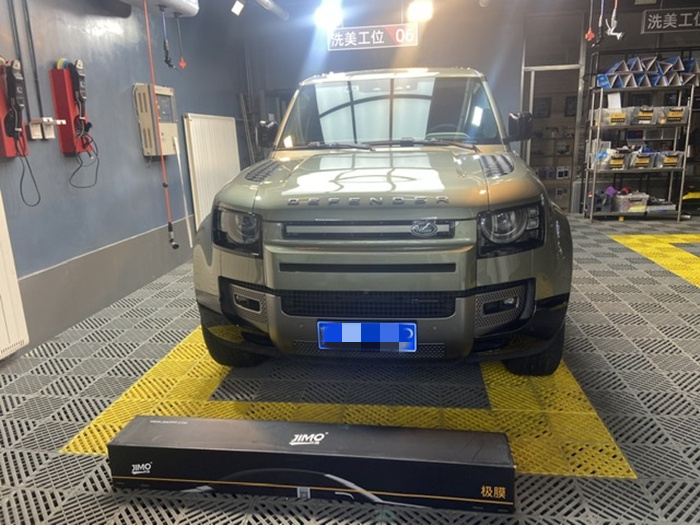 路虎-衛士隱形車衣施工案例
