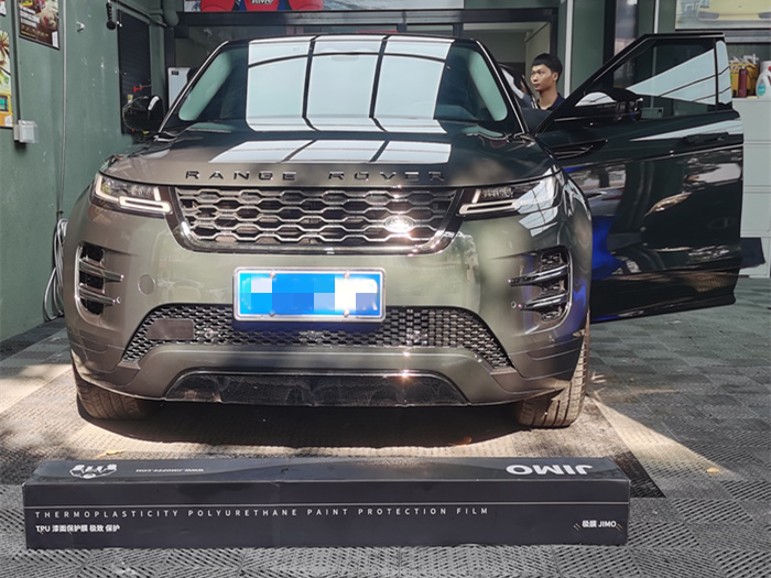 路虎-極光隱形車(chē)衣施工案例