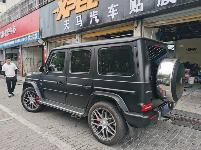 奔馳-G63隱形車衣施工案例