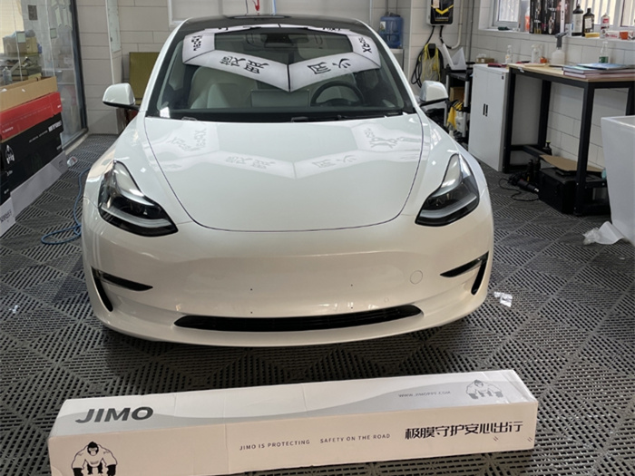 特斯拉 model 3隱形車衣施工案例