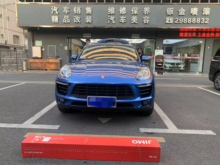 保時捷-Macan隱形車衣施工案例